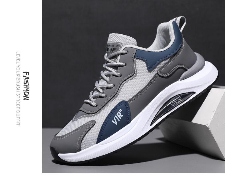 High quality men running shoes breathable high quality light weight running sneaker men sports shoes korea style new desigh men shoes mesh leather shoes breathable comfortable man