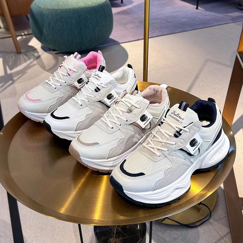 pinoypes summer rubber sneakers shoes for women| korean Style| Breathable & Height Increasing rubber Soles| Stylish,Comfortable Footwear for Active Ladies|Best for Daily wear &Casual outfit,Available in Sizes 35-40 Girl Walking Shoes Running Closed