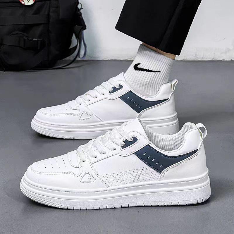 Pinoypeds 2024 Korean Fashion Casual Trainer Men's Shoes low top calfskin Breathable Lightweight Closed Boy Sneakers Training Sports Shoes Athletic Running Walking Shoes Comfort Footwear Runner Flat