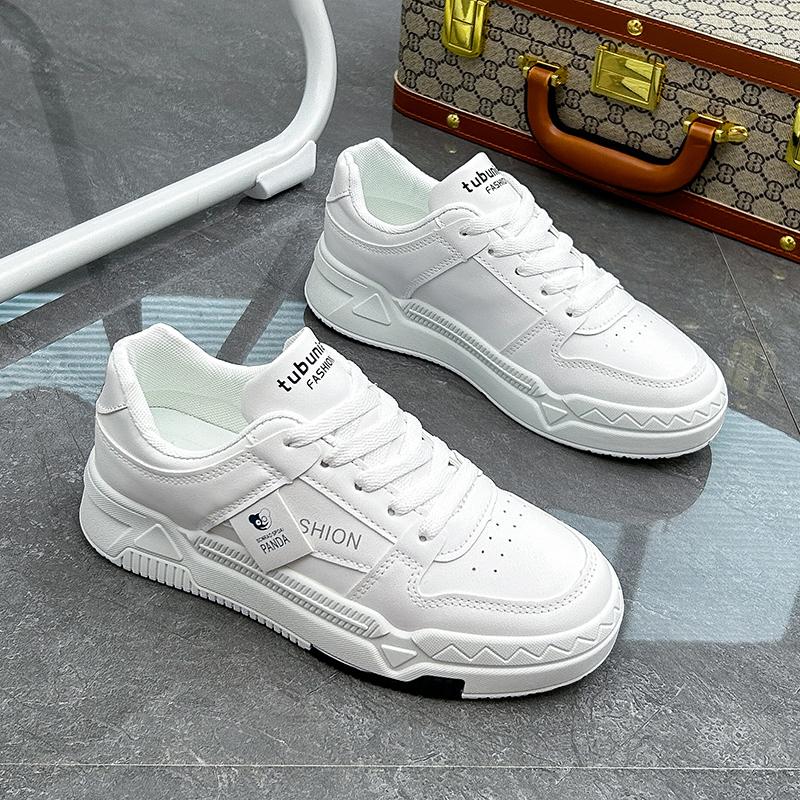 Pinoypedss 2024 Korean Fashion casual trainers Women's shoes Trendy Design Calfskin Lightweight Breathable Slip resistance Girl Closed Walking Shoes Running Footwear Sports Shoes Athletic Runner Training Sneakers af1 triple