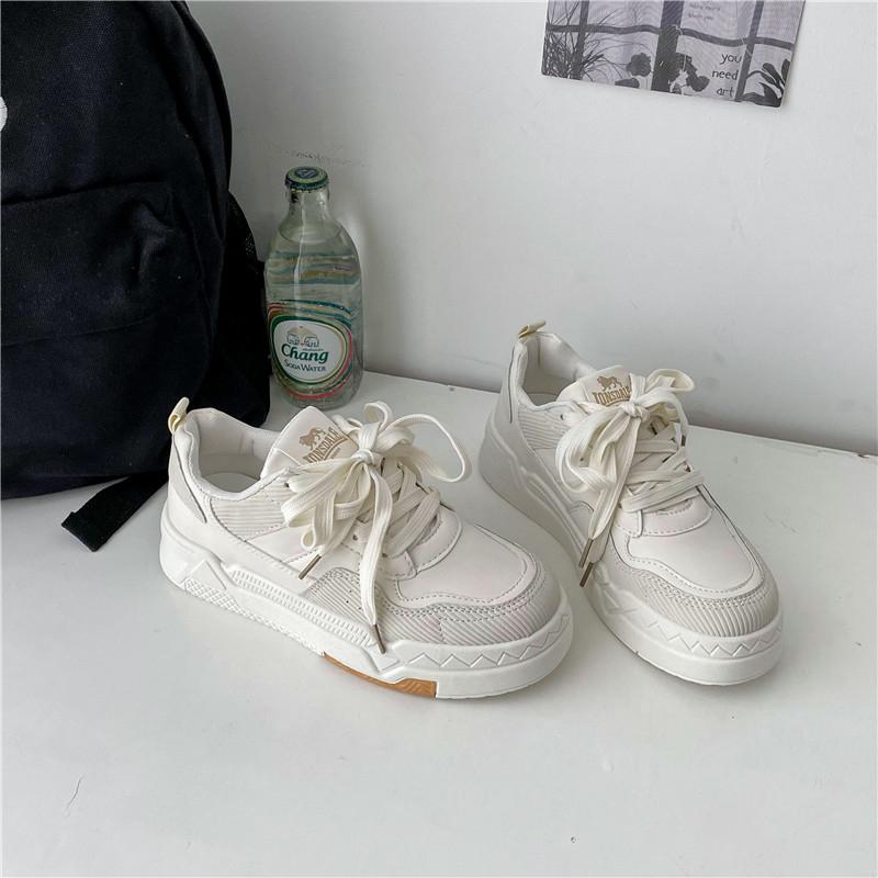 Universal Women's Shoes Women's Sneaker Shoes 2024 Spring New Breathable Casual Shoes Women's Versatile Retro White Shoes Running Walking Shoes