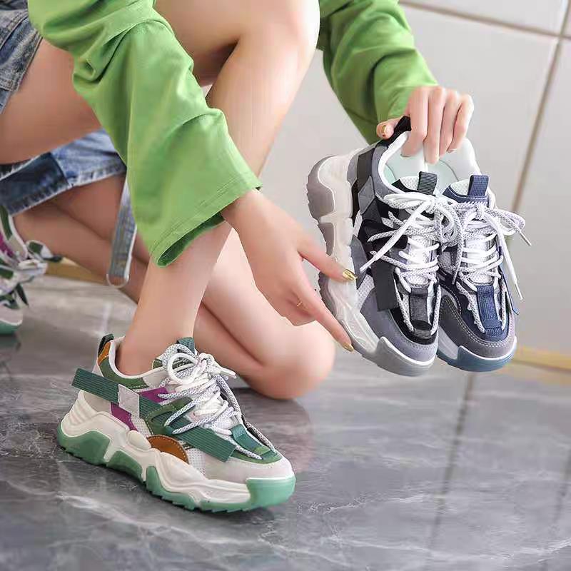 Dad shoes casual shoes running shoes women's shoes sports shoes trendy shoes student street shooting 2024 new Korean version all-match fashion Footwear Closed