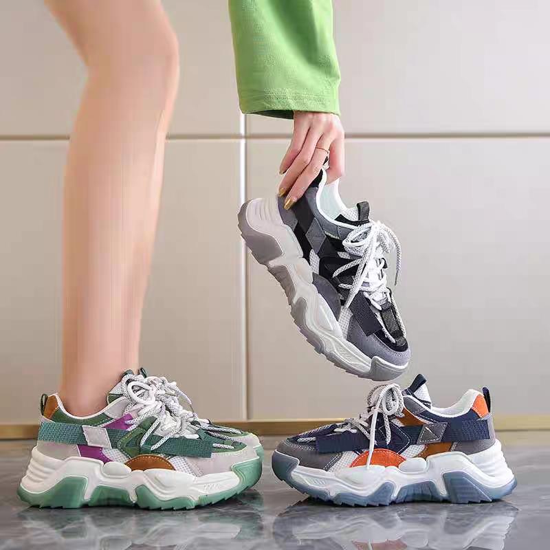 Dad shoes casual shoes running shoes women's shoes sports shoes trendy shoes student street shooting 2024 new Korean version all-match fashion Footwear Closed