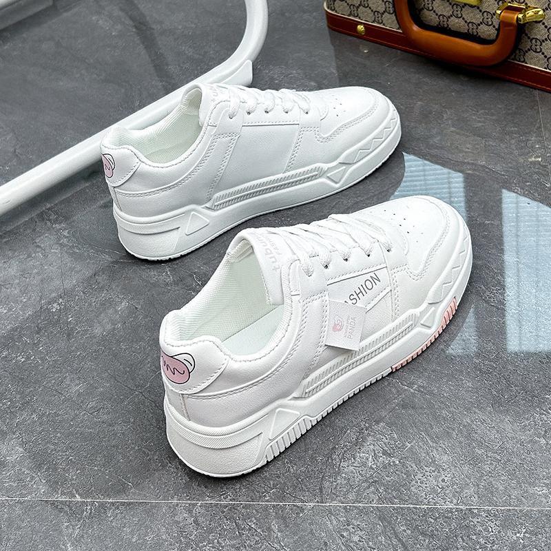 Pinoypedss 2024 Korean Fashion casual trainers Women's shoes Trendy Design Calfskin Lightweight Breathable Slip resistance Girl Closed Walking Shoes Running Footwear Sports Shoes Athletic Runner Training Sneakers af1 triple