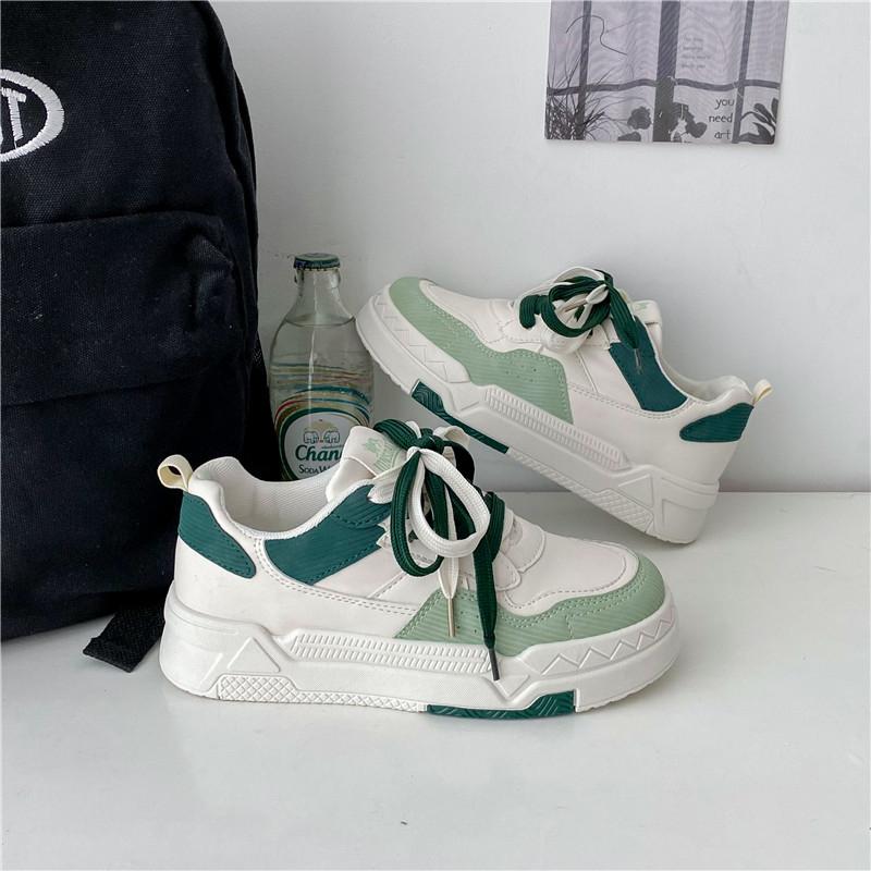 Pinoypeds 2023 hot selling korean fashion  women's shoes with trendy design calfskin Girl Closed Footwear Sneakers Walking Shoes Athletic Casual