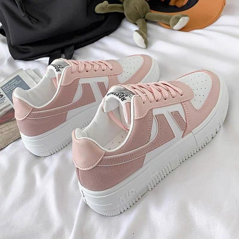 Pinoypeds 2024 korean fashion style No Heel Summer Round Toe Women's Comfortable Breathable Trainers Training Runner Athletic Walking Shoes Closed Girl Running Footwear Casual Sneakers Sports Shoes