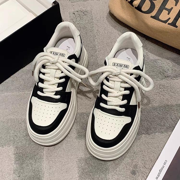 Pinoypeds 2024 Korean Fashion Style Women's Shoes Casual Trainers Round Toe sneaker Sport shoes Girl Footwear Closed Runner Walking Shoes Sports Shoes Athletic highheelssneakerscastdelivery